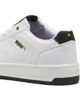 Immagine di PUMA COURT CLASSIC - Sneakers da uomo nera con dettagli oro - 395018-07