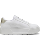 Immagine di PUMA KARMEN METALLIC SHINE - Sneakers da donna bianca con dettagli oro - 395099-01