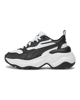 Immagine di PUMA CILIA WEDGE - Sneakers da donna bianca e nera con fondo alto - 393915-07