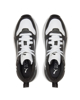 Immagine di PUMA CILIA WEDGE - Sneakers da donna bianca e nera con fondo alto - 393915-07
