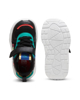 Immagine di PUMA TRINITY LITE R, S, B AC+ Inf- Sneakers da bambino nera con dettagli colorati. Numerata 21/27 - 395465-02