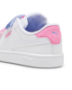 Immagine di PUMA SMASH 3.0L GLITTER VLCR- Sneakers da bambino bianca con dettagli colorati. Numerata 20/27 - 395610-01