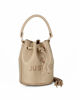 Immagine di JUST GOLF - Borsa secchiello oro con stampa logo e chiusura a coulisse, tracolla removibile