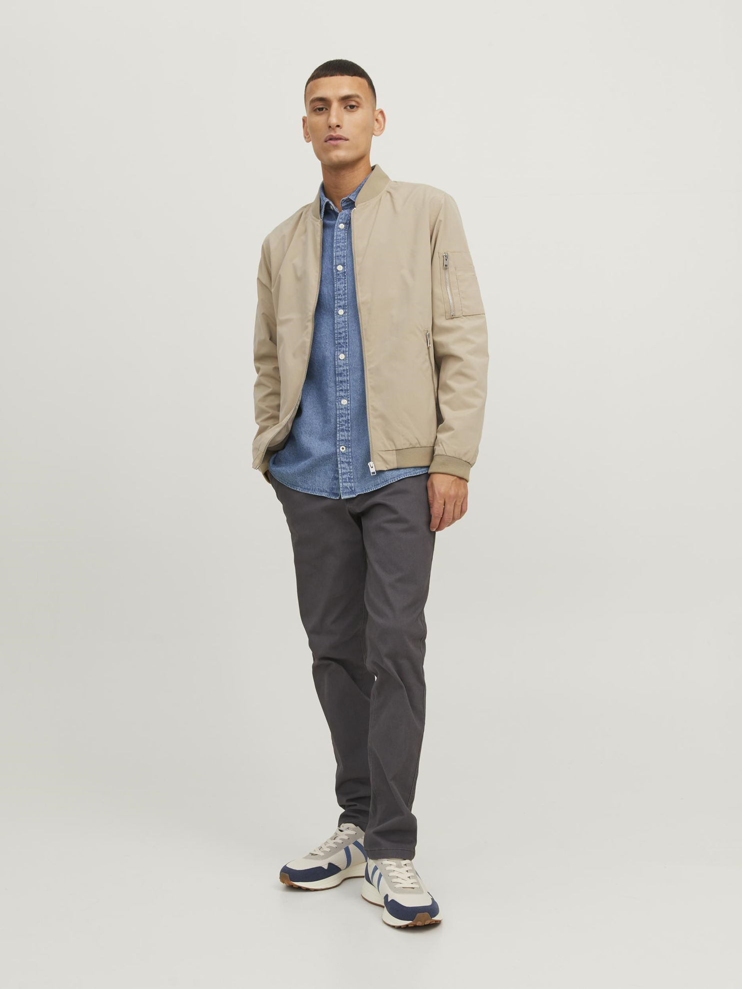 Liu Jo giubbino bomber uomo in pelle marrone