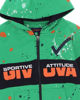 Immagine di GIVOVA - COMPLETO TUTA BAMBINO VERDE E NERO CON FELPA FULL ZIP