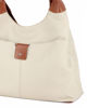 Immagine di DIVAS - Borsa sacca beige VERA PELLE con tasca - MADE IN ITALY