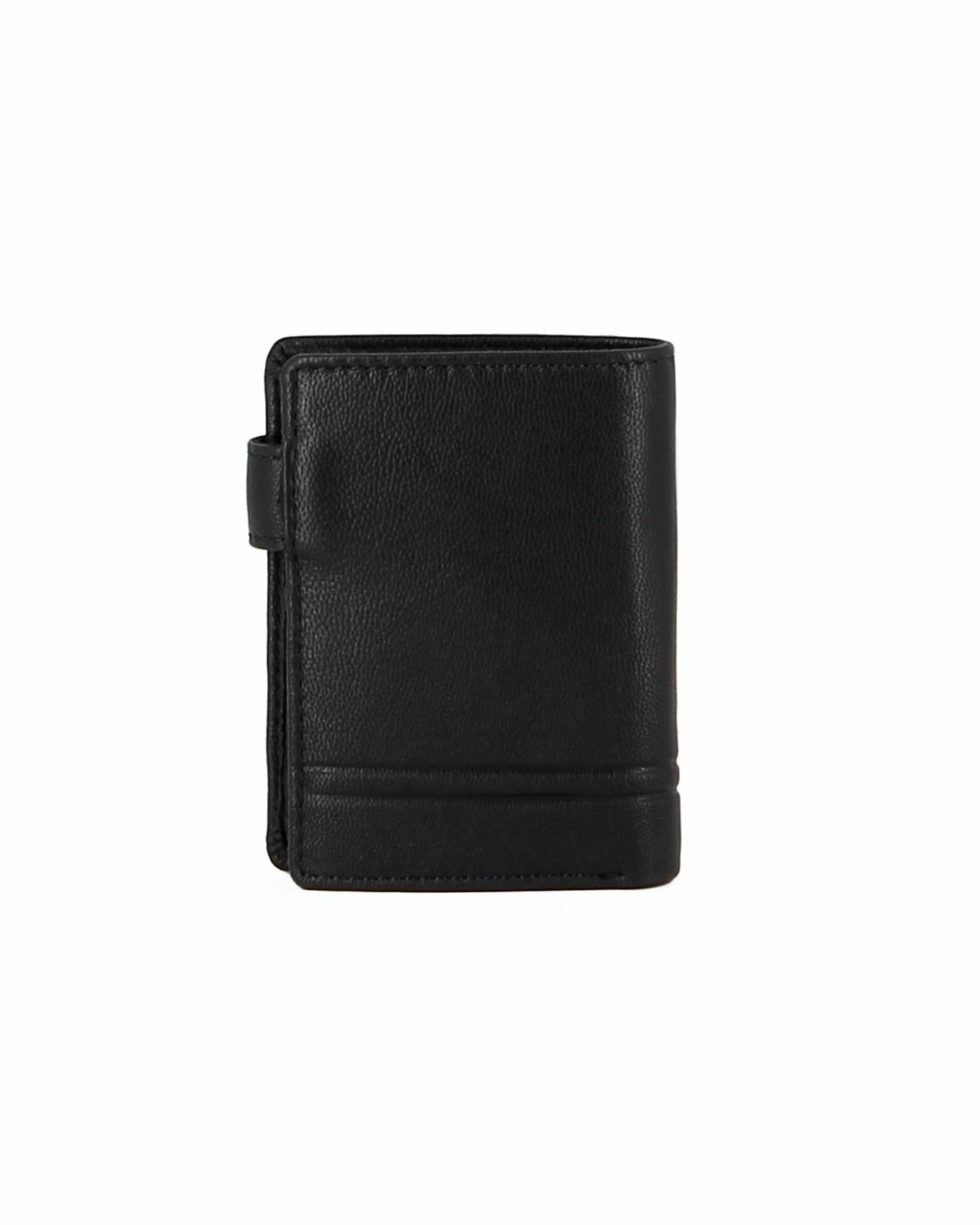 Portafoglio Uomo In Vera Pelle Hudson & James London – Bi-fold Con Porta Carte E Portamonete Lampo – In Scatola Regalo, Nero