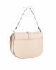 Immagine di DIVAS - Borsa beige in VERA PELLE con doppia patta, MADE IN ITALY