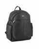 Immagine di RIFLE - Zaino ufficio nero con due tasche laterali e tasca interna porta pc/tablet