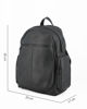 Immagine di RIFLE - Zaino ufficio nero con due tasche laterali e tasca interna porta pc/tablet