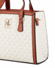 Immagine di JUST GOLF - Borsa due manici beige loggata con tracolla removibile