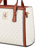 Immagine di JUST GOLF - Borsa due manici beige loggata con tracolla removibile