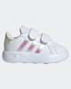 Immagine di ADIDAS - SCARPA GRAND COURT 2.0 INFANT NERA CON BANDE IRIDESCENTE E STRAPPO numerata 19/27 -  ID5265