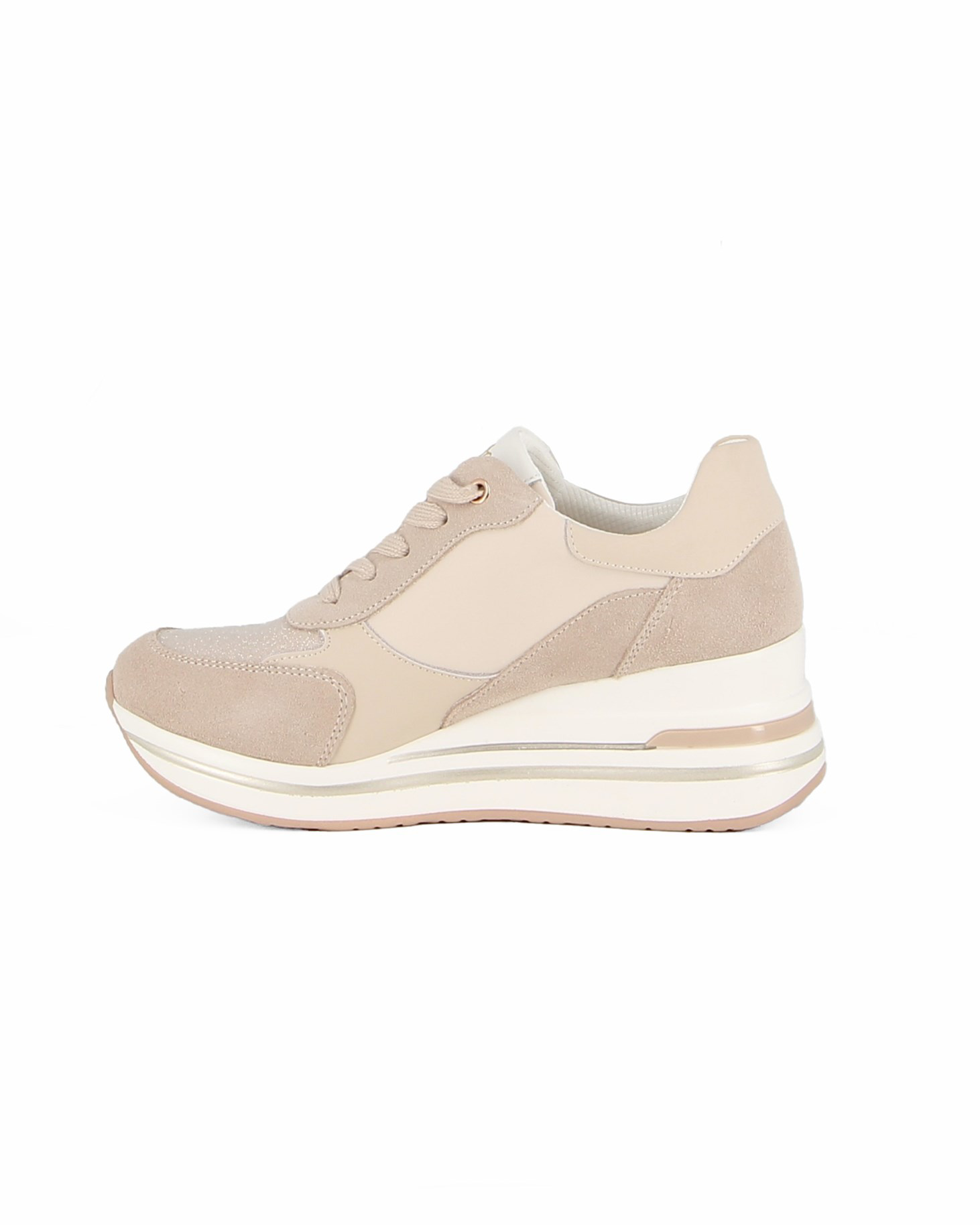 GARZON Pantofole Da Donna Beige, Suola Speciale Per Parquet Antimacchia, Taglia 41 EU, Fodera In Tessuto, Tacco Piatto