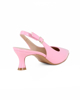 Immagine di MISS GLOBO - Décolleté slingback rosa lucide  tacco 5,5cm - MADE IN ITALY
