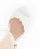 Immagine di MISS GLOBO - Sandalo bianco con zeppa 9,5cm soletta memory foam