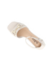 Immagine di MISS GLOBO - Sandalo panna con morsetto tacco 5cm sottopiede in VERA PELLE
