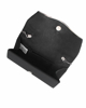 Immagine di MISS GLOBO - Pochette nera in raso con strass sulla patta