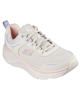 Immagine di SKECHERS - RELAXED FIT D'LUX WALKER 2.0 - Sneakers beige da donna con dettagli rosa e blu