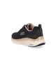 Immagine di SKECHERS - VAPOR FOAM MIDNIGHT GLIMMER - Sneakers nera da donna con dettagli oro