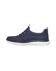 Immagine di SKECHERS - SUMMITS NEW MATURE - Sneakers blu da donna con dettagli rosa