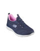 Immagine di SKECHERS - SUMMITS NEW MATURE - Sneakers blu da donna con dettagli rosa