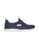 Immagine di SKECHERS - SUMMITS NEW MATURE - Sneakers blu da donna con dettagli rosa