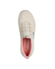 Immagine di SKECHERS - SUMMITS NEW MATURE - Sneakers beige da donna con dettagli rosa