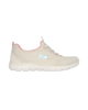 Immagine di SKECHERS - SUMMITS NEW MATURE - Sneakers beige da donna con dettagli rosa