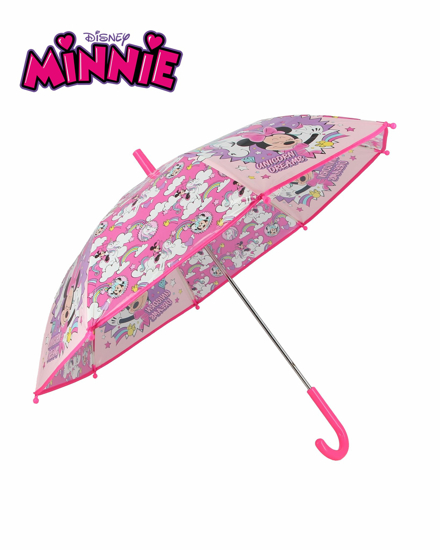 Immagine di MINNIE - Ombrello bimba rosa plastificato
