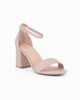 Immagine di MISS GLOBO - Sandalo donna nude tacco 7,5cm sottopiede in VERA PELLE con memory foam