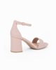 Immagine di MISS GLOBO - Sandalo donna nude tacco 7,5cm sottopiede in VERA PELLE con memory foam