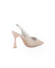 Immagine di GLOBO ROSA - Slingback trasparente ricoperta di strass nude taco 10cm