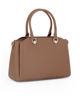 Immagine di DAVID JONES - Borsa due manici camel con tre scomparti principali e tracolla removibile
