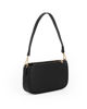 Immagine di DAVID JONES - Borsa a spalla nera con tre scomparti principali e tracolla removibile