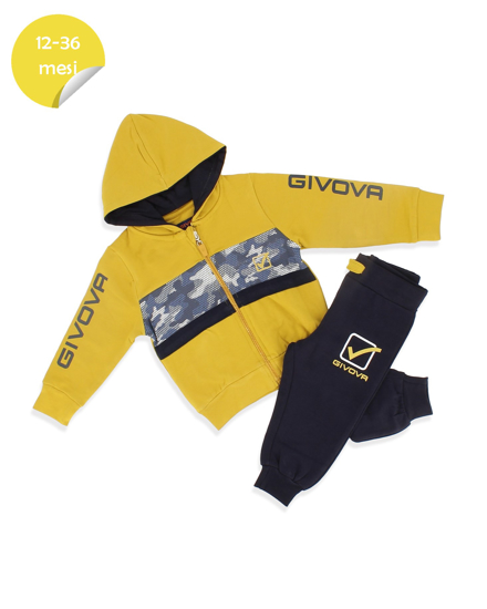 Immagine di GIVOVA - BABY MASCHETTO TUTA FULL ZIP CON CAPPUCCIO