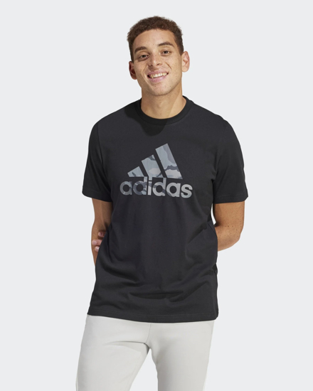 Globo E Commerce Calzature Abbigliamento Sport Intimo Accessori ADIDAS T SHIRT UOMO NERA CON LOGO CAMOUFLAGE IR5828