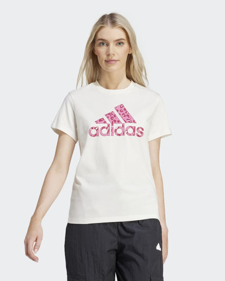 Globo E Commerce Calzature Abbigliamento Sport Intimo Accessori ADIDAS T SHIRT DONNA BIANCA CON LOGO FUXIA ANIMAL GT IR5887