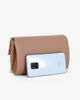 Immagine di MISS GLOBO - Pochette beige con patta e chiusura metallica a incastro