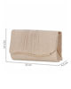 Immagine di MISS GLOBO - Pochette oro in lurex con patta effetto onde