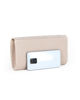 Immagine di MISS GLOBO - Pochette rosegold in lurex con patta effetto onde e taglio diagonale