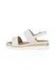 Immagine di MISS GLOBO - Sandalo panna con sottopiede in memory soft e fascia frontale con strappo, tacco 3,5CM