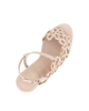 Immagine di MISS GLOBO - Sandalo nude traforato con strass e sottopiede in MEMORY FOAM, zeppa 10,5CM