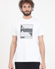 Immagine di PUMA - T-SHIRT DA UOMO GRAPHICS PUMA BOX TEE  BIANCA - 680172-02