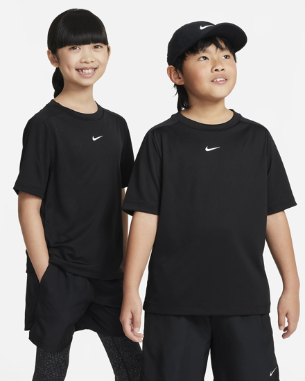 Immagine di NIKE - T-SHIRT MM DF MULTI SS TOP DA BAMBINO NERO - DX5380/010