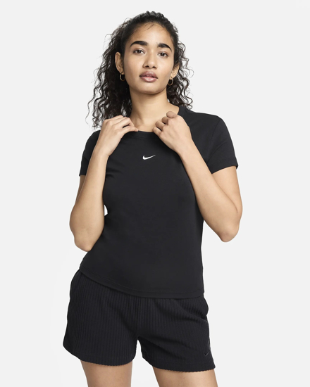 Immagine di NIKE - T-SHIRT MM CHLL KNT MD CRP DA DONNA NERO - FV5508/010