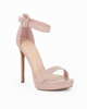 Immagine di MISS GLOBO - Sandalo nude in vernice con sottopiede in VERA PELLE memory foam, tacco 12CM