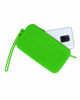 Immagine di RIFLE - Pochette in silicone verde con cerniera impermeabile