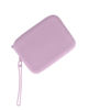 Immagine di RIFLE - Pochette in silicone lilla con cerniera impermeabile