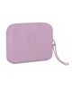 Immagine di RIFLE - Pochette in silicone lilla con cerniera impermeabile
